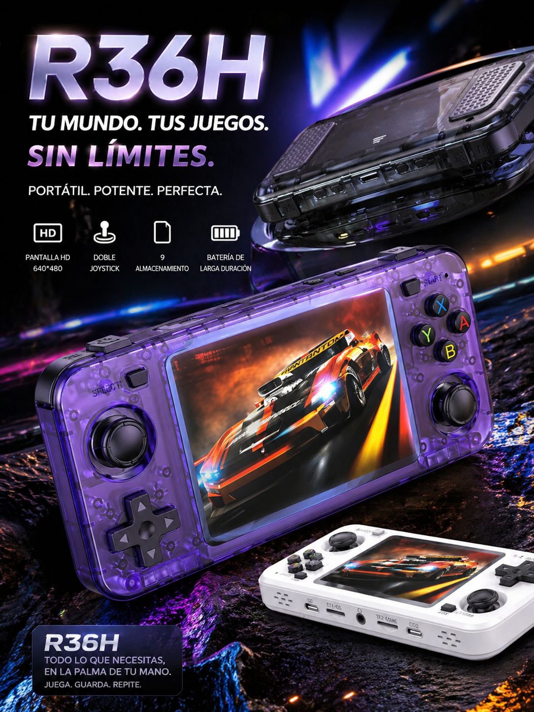 R36H Consola Retro Portatil