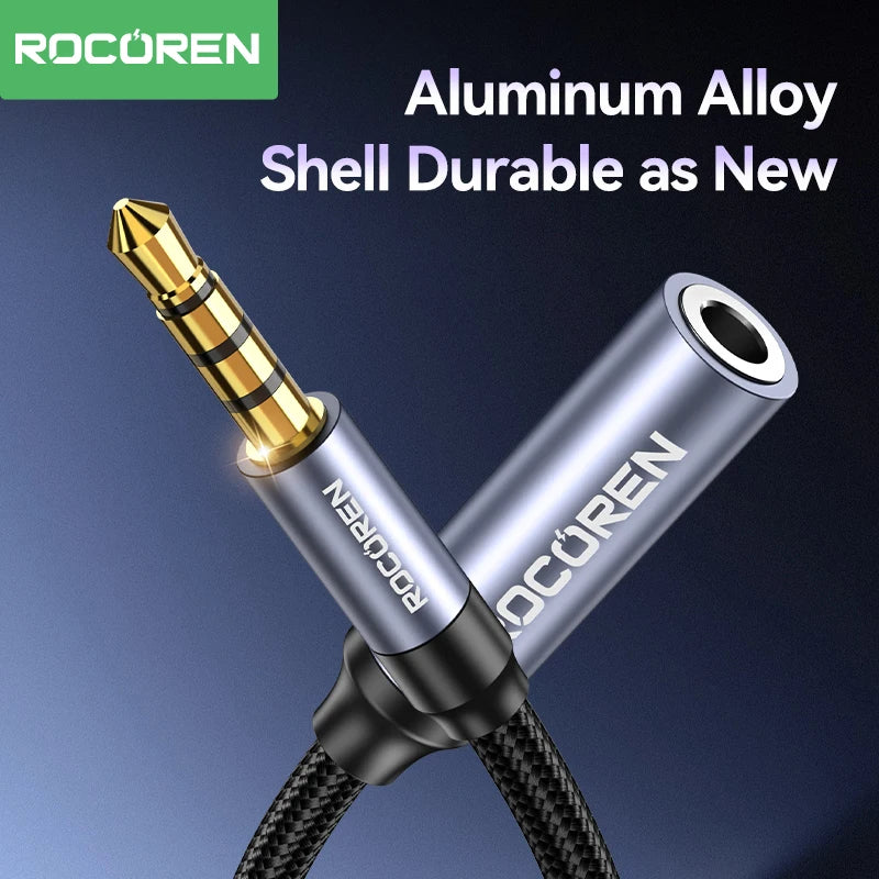 ROCOREN Extensión Jack 3.5 a Jack 3.5