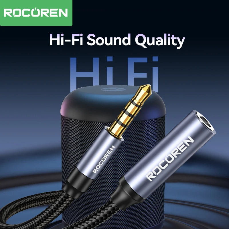 ROCOREN Extensión Jack 3.5 a Jack 3.5