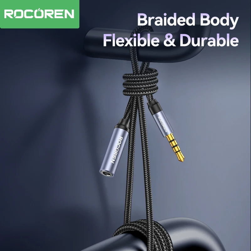 ROCOREN Extensión Jack 3.5 a Jack 3.5