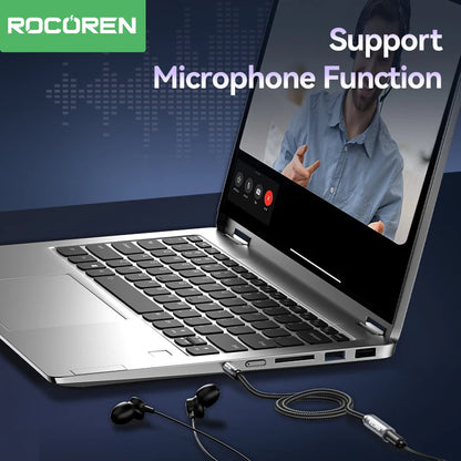 ROCOREN Extensión Jack 3.5 a Jack 3.5
