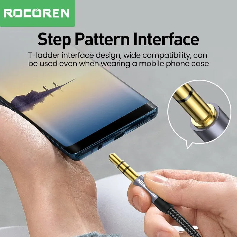 ROCOREN Extensión Jack 3.5 a Jack 3.5