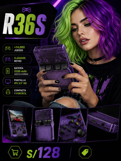 Consola Retro R36S - imagen TAYMI Peru 2