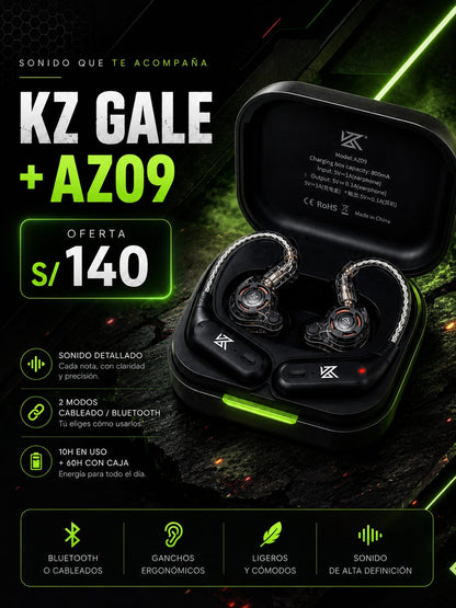 KZ AZ09 + KZ Gale - imagen TAYMI Peru 2
