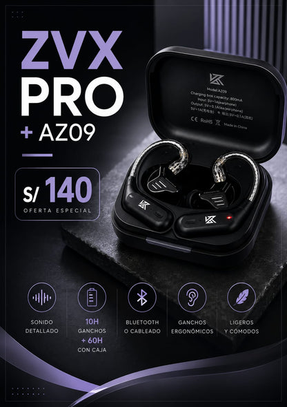 KZ AZ09 + ZVX PRO - imagen TAYMI Peru 1