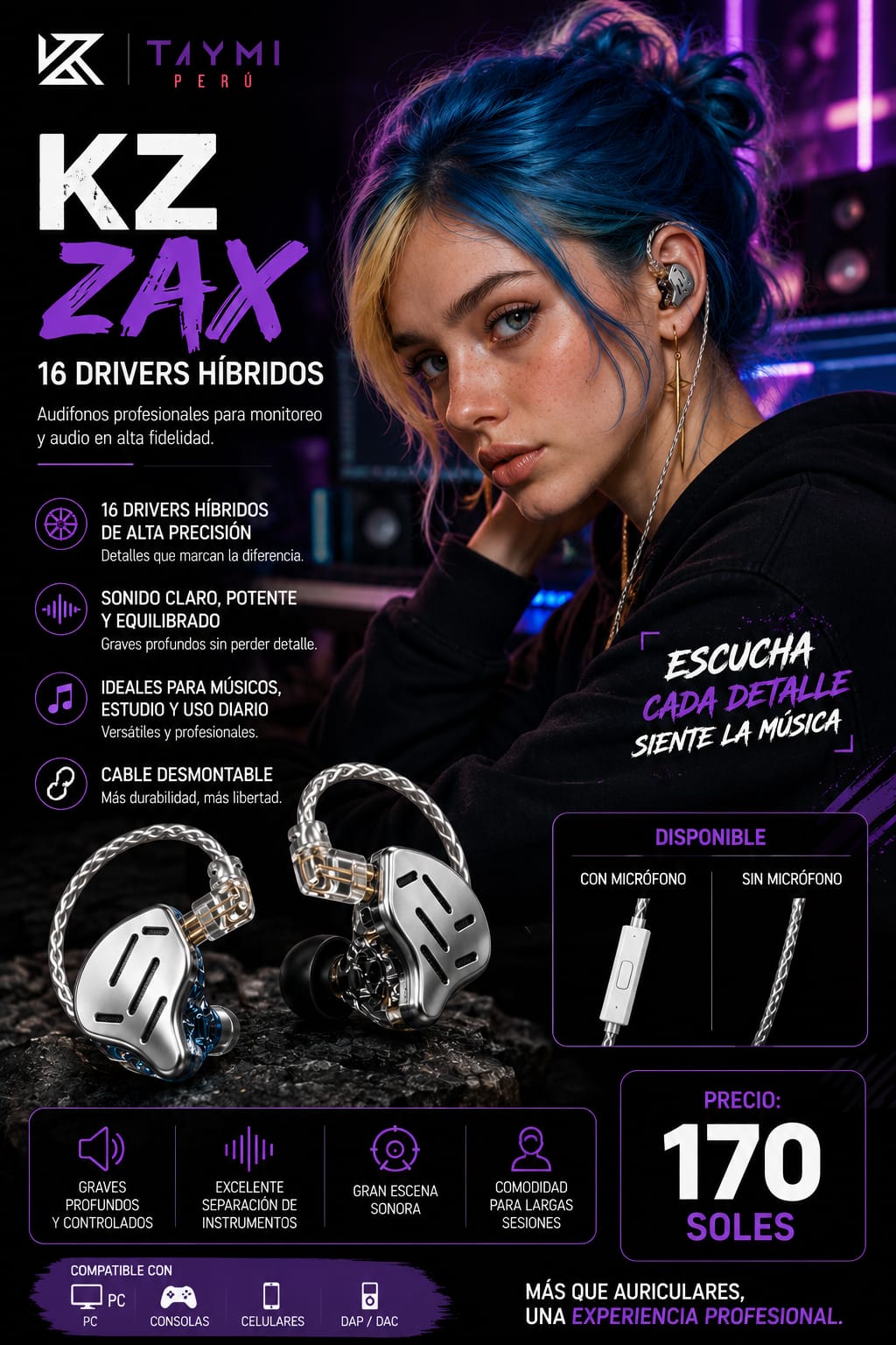 KZ ZAX - imagen TAYMI Peru 2