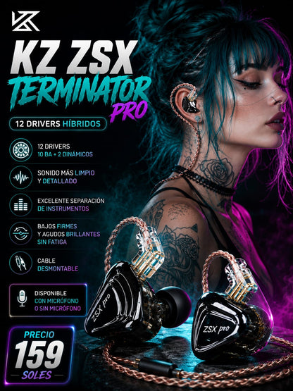 KZ ZSX Terminator Pro - imagen TAYMI Peru 1