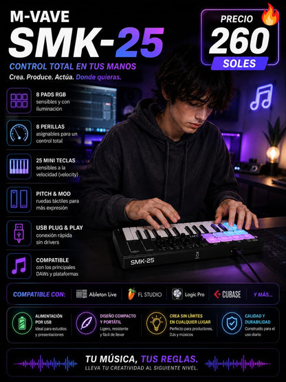 M-VAVE SMK-25 - imagen TAYMI Peru 1