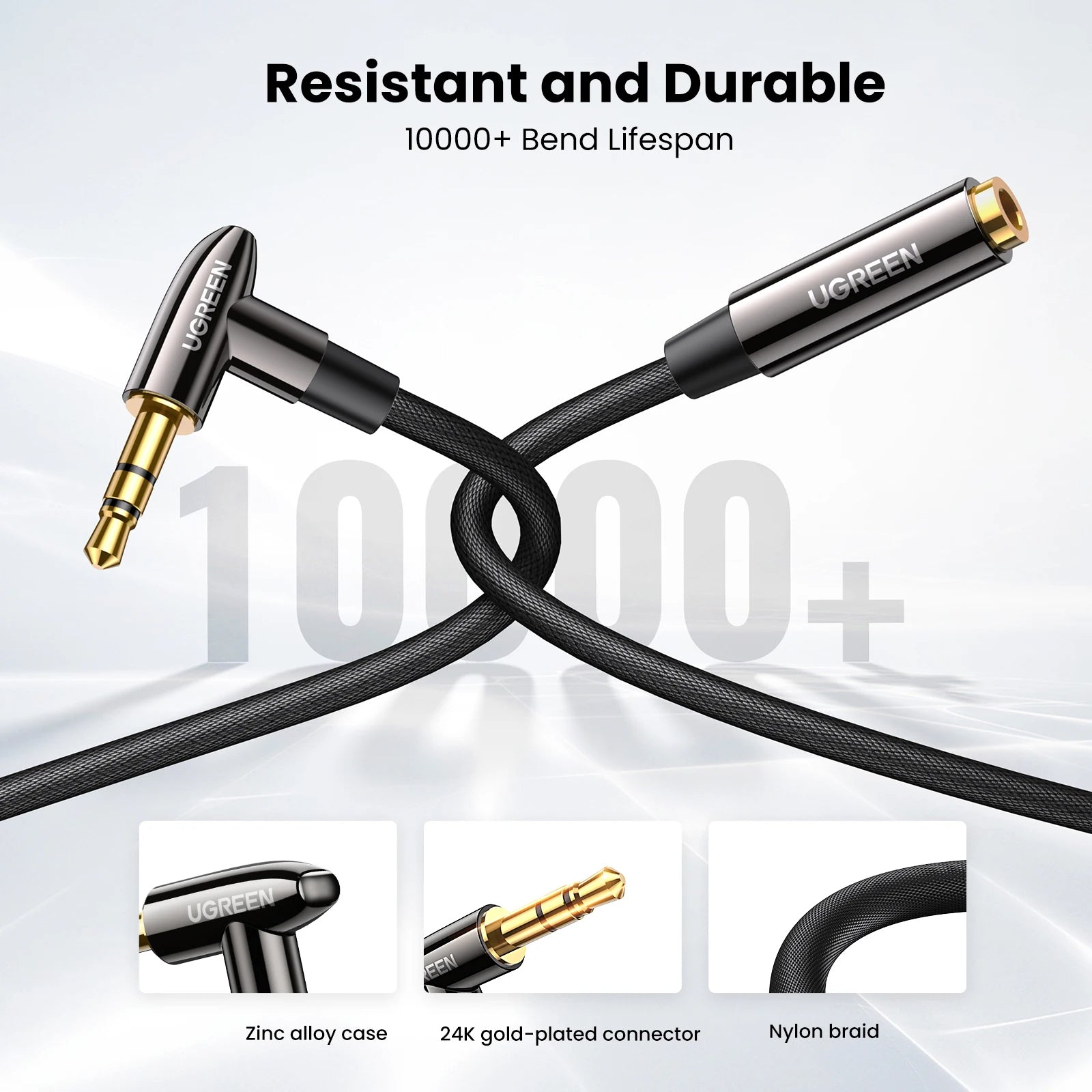 UGREEN Extensión Jack 3.5 a Jack 3.5