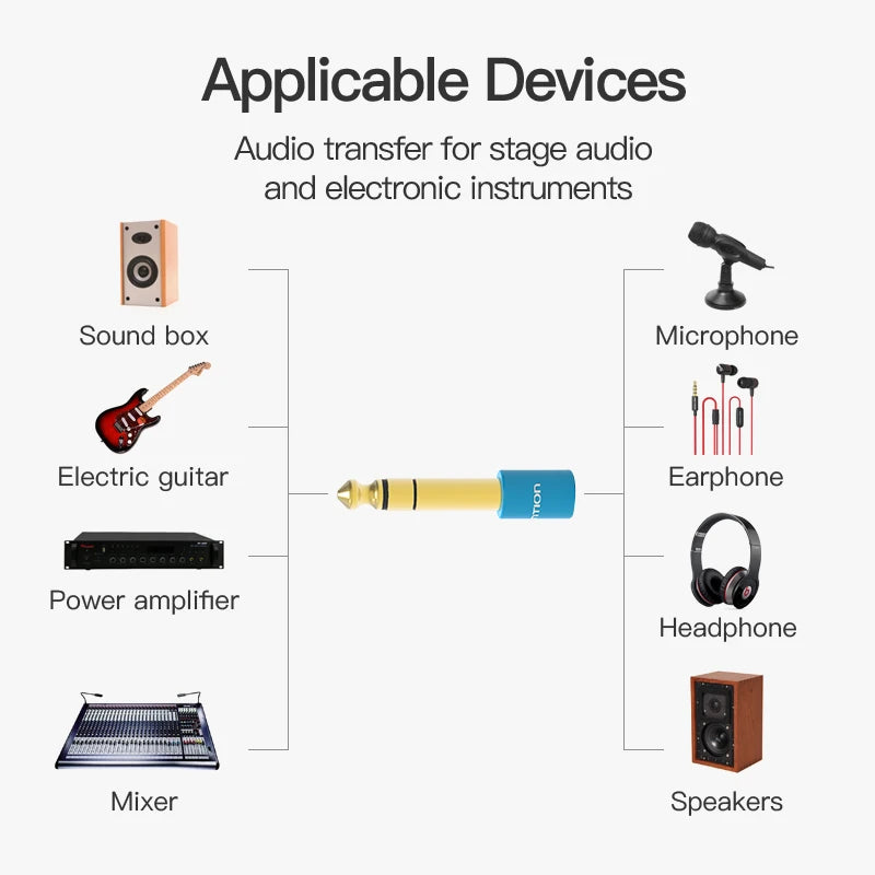Adaptador Audio 3.5 6.35 VENTION